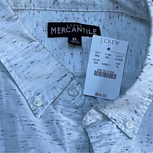 NWT J Crew Mercantile Cotton Button Down Shirt size XL